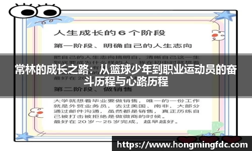 常林的成长之路：从篮球少年到职业运动员的奋斗历程与心路历程